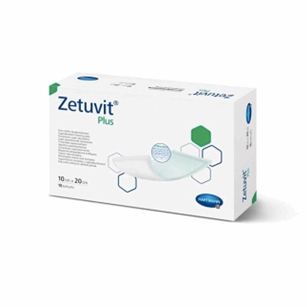 Zetuvit Plus Sterile Dressing 10cm X 20cm BOX/10