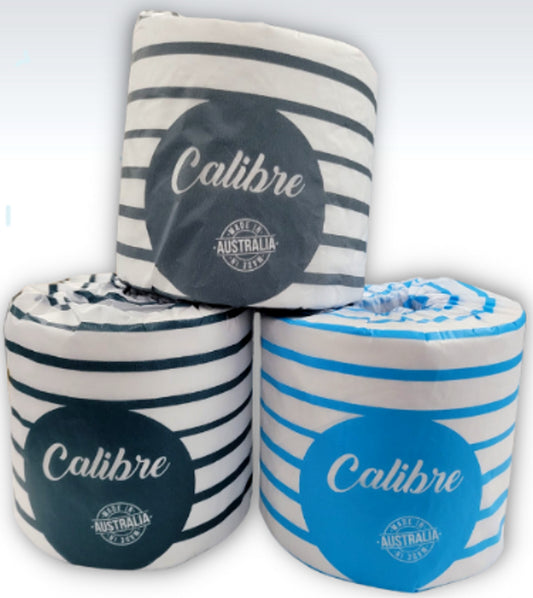Calibre Toilet Paper Roll 2 Ply 400 Sheets (48 Rolls)