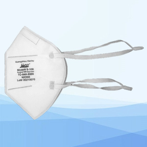 Harley N95 Sugical Face Mask Particulate Respirator Niosh Certificated S-108 (20 pcs/Box)