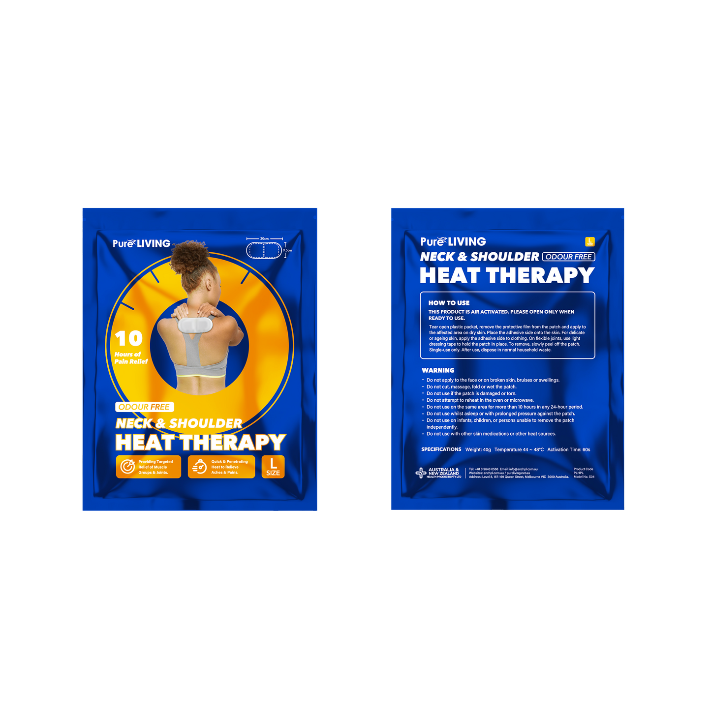 Neck & Shoulder Heat Therapy 2pc