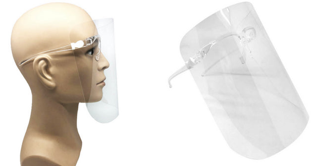 Eye Visor Face Shield- Direct Splash Protection - 10 Pack