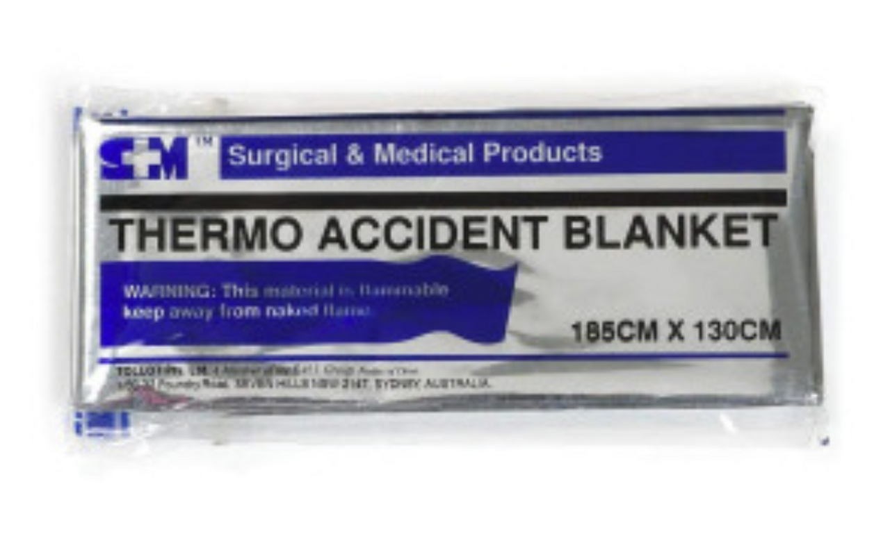 S+M Emergency Thermo Accident Blanket 185 X 130cm