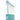 Teal MediCurtain® Antimicrobial Privacy Curtain with Mesh Top | ToBe Health Care