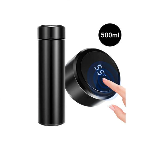 500ML Smart Vaccum Stainless Steel Water Drink Bottle Led Digital Thermometer Cup