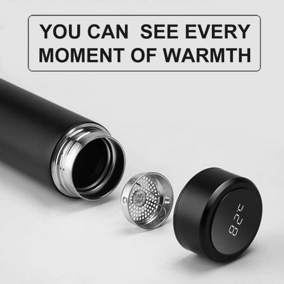 500ML Smart Vaccum Stainless Steel Water Bottle Led Digital Thermometer Cup-TOBE GRAB-TOBE GRAB
