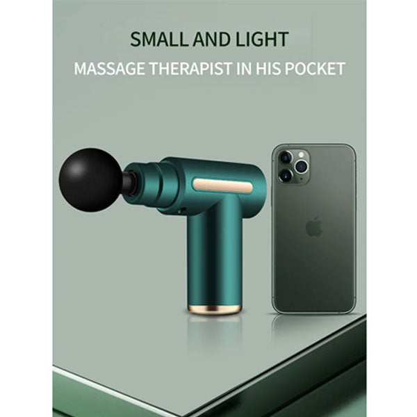 4 Heads LED Display Deep Tissue Electric Facial Massage Gun: BX- 720 button mode