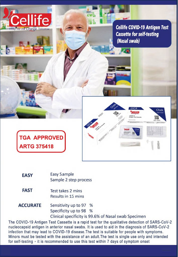 Cellife Covid-19 Rapid Antigen Fast Home Test Kits - Single Pack/Box-Rapid Antigen Test Kit-Cellife-TOBE GRAB