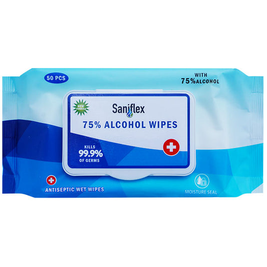 Saniflex 75% Alcohol Sanitary Surface Wipes