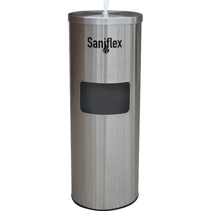 Saniflex Stainless Steel Sanitary Wipe Dispenser Unit Stand