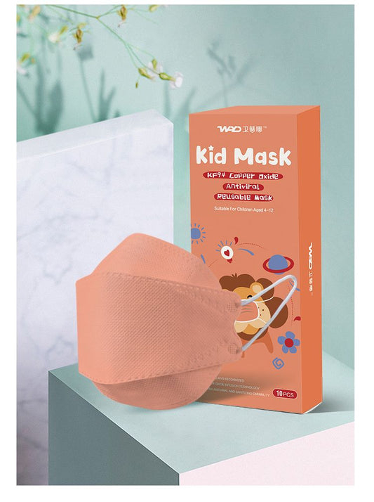 Reusable Kids Copper Oxide Antiviral KF 94(N 95 Equivalent) Mask -10 Pcs-N95 Face Mask-TOBE GRAB-TOBE GRAB